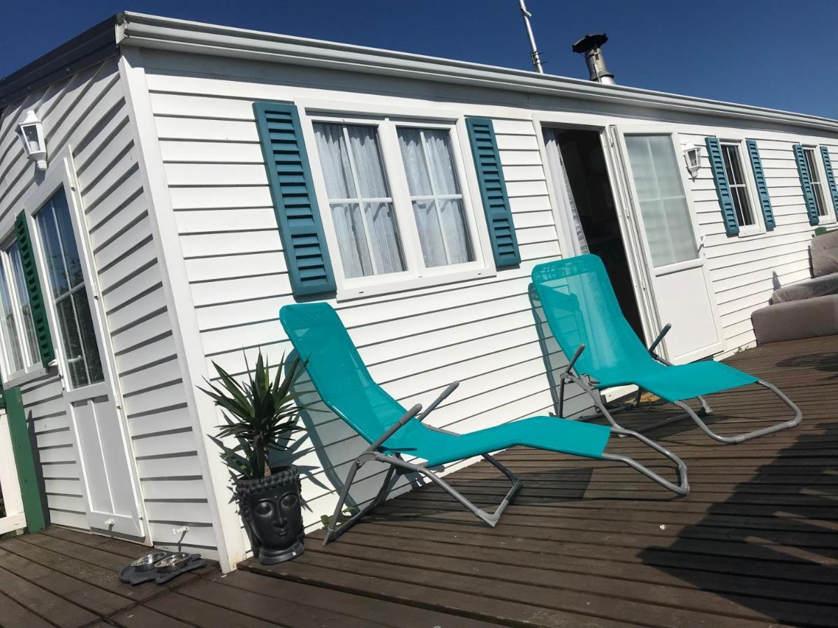 Mobil Home Cristal Biville-sur-Mer Buitenkant foto