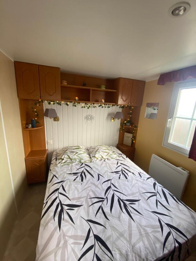 Mobil Home Cristal Biville-sur-Mer Buitenkant foto