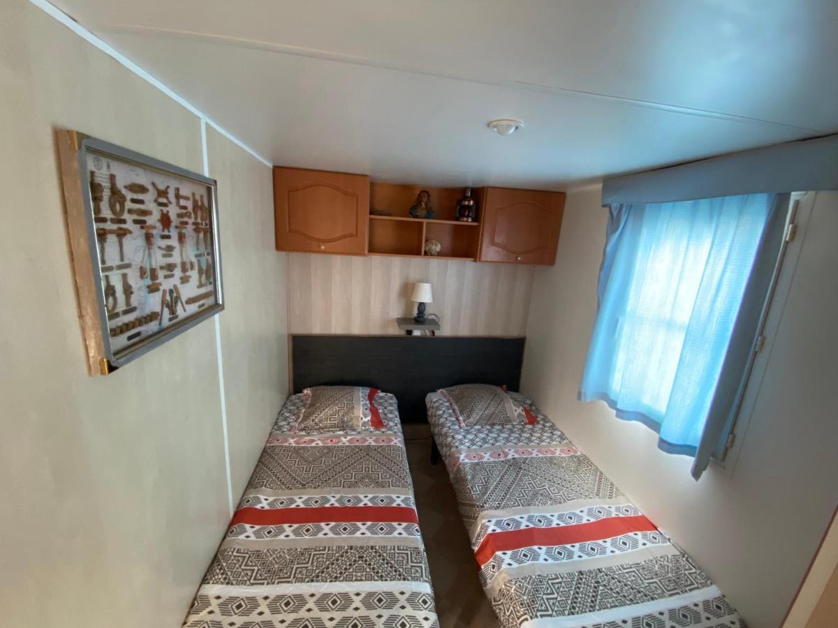 Mobil Home Cristal Biville-sur-Mer Buitenkant foto
