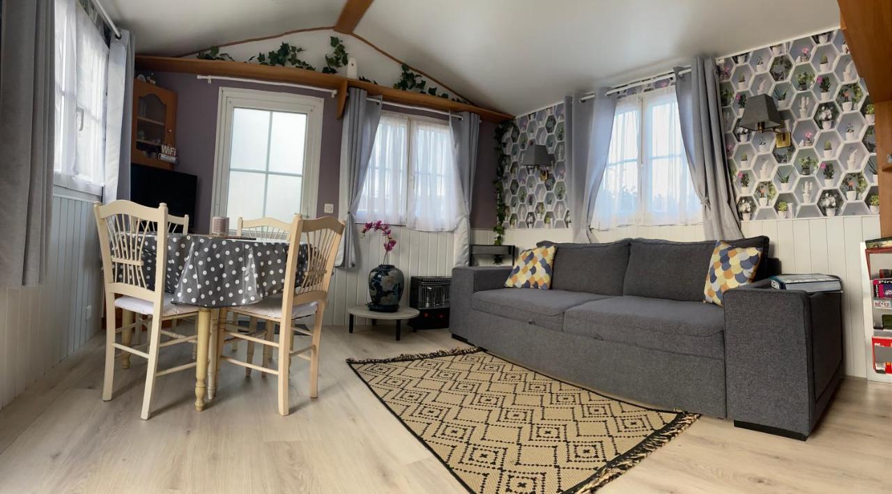 Mobil Home Cristal Biville-sur-Mer Buitenkant foto